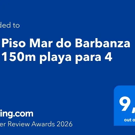 Ag Piso Mar Do Barbanza Ii A 150m Playa 4 Apartment *